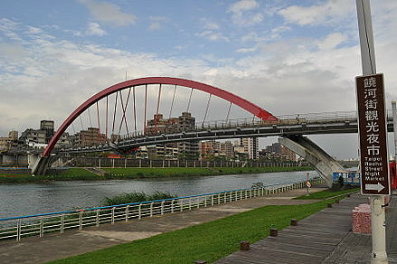 基隆河水岸自行車道-彩虹橋