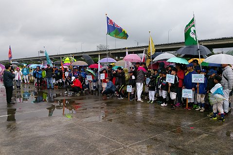 活力風城盃全國社區少棒錦標賽在風雨中舉行開幕典禮